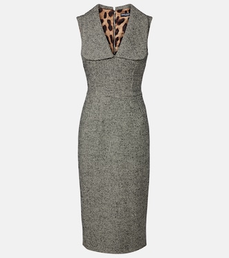 Midikleid aus einem Wollgemisch | Dolce&Gabbana