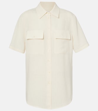 Shirley linen crêpe shirt | Loro Piana