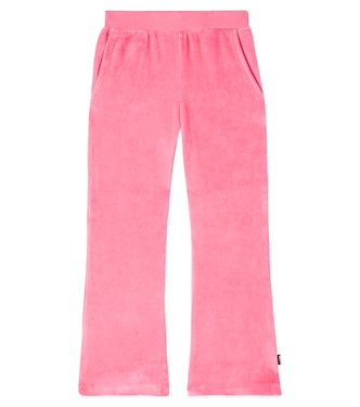Adoria cotton-blend velvet sweatpants | Molo