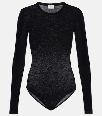 Wool jersey bodysuit  | Saint Laurent