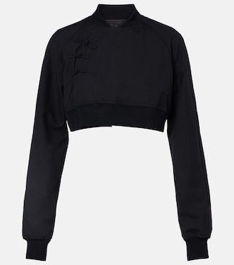 Cropped wool top | Noir Kei Ninomiya
