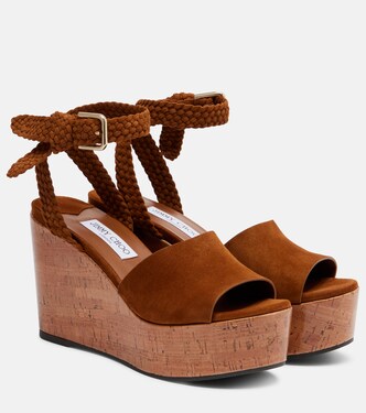 Jori suede platform sandals | Jimmy Choo