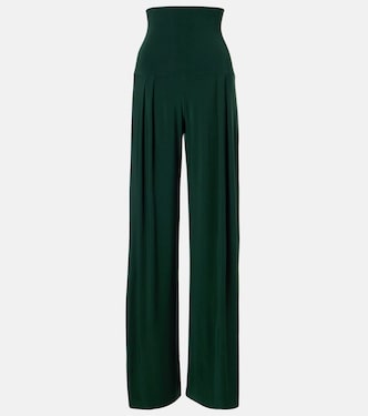 Pleated wide-leg pants | Norma Kamali