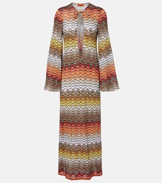 Kaftan aus Häkelstrick | Missoni