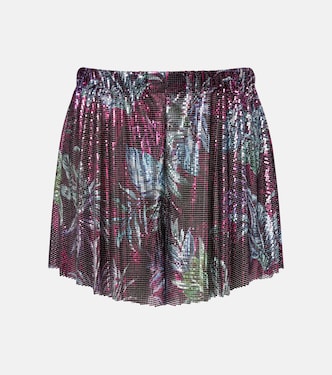 Shorts de cota de malla estampados | Rabanne