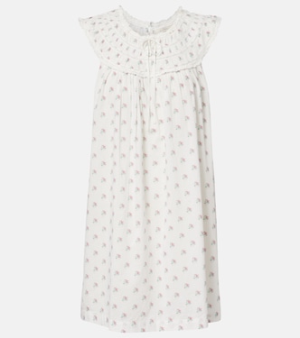 Vestido corto Verity de algodón floral | Dôen