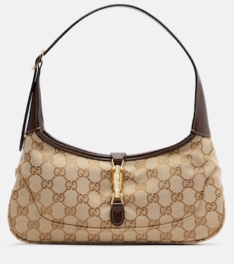 Jackie Slim Medium GG canvas shoulder bag | Gucci