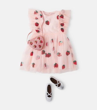Yvonne sequined tulle dress in pink - Konges Slojd | Mytheresa