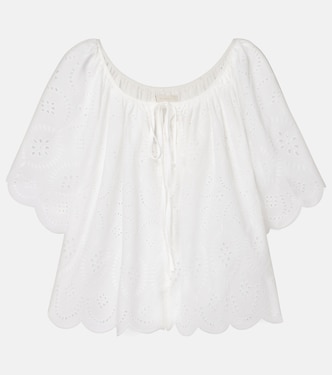 Fondaco broderie anglaise top | Faithfull
