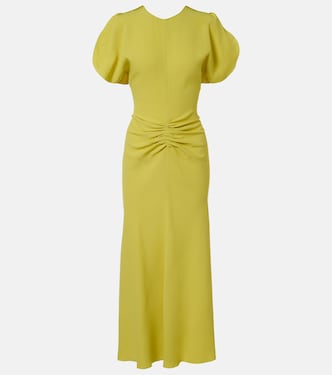 Robe midi Bela en crêpe satin | Victoria Beckham