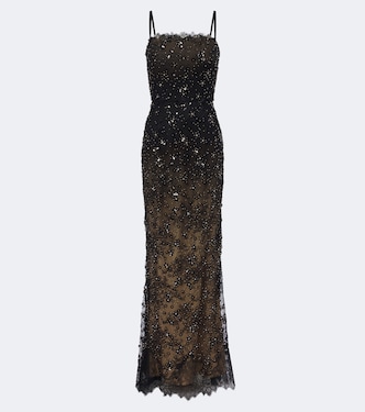 Robe aus Spitze mit Pailletten | Elie Saab