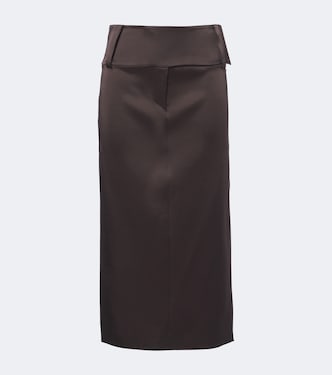 Satin midi skirt | Sportmax