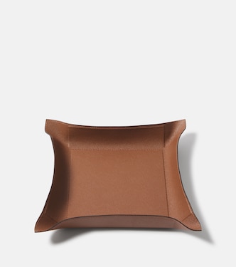 Jack Valet Large leather tray | Giobagnara