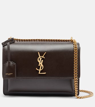 Sac à bandoulière Sunset Medium en cuir | Saint Laurent