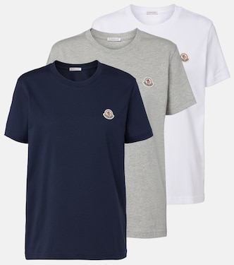 Set aus drei T-Shirts aus Baumwoll-Jersey | Moncler