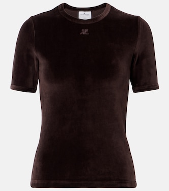 T-Shirt aus Samt  | Courrèges