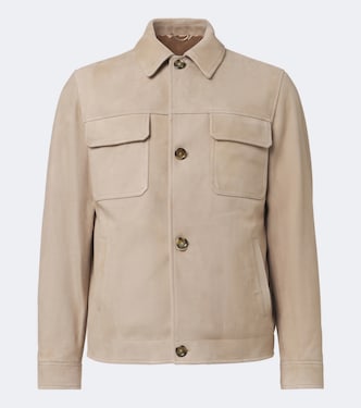 Suede blouson jacket | Lardini