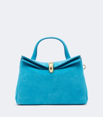 Valérie Small suede top-handle bag | Jacquemus