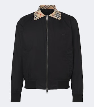 Giacca blouson Burberry Check in cotone | Burberry