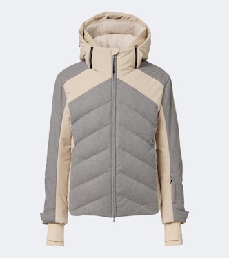 Flann flannel down ski jacket | Bogner