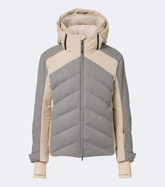 Flann flannel down ski jacket | Bogner