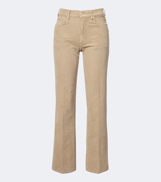Stovepipe cotton-blend corduroy straight pants | 7 For All Mankind