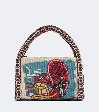 Bolso al hombro Ace Small con cuentas | Alémais