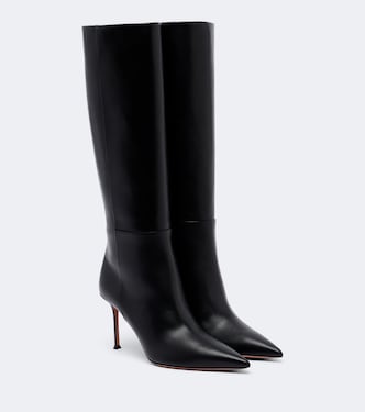 Harper leather knee-high boots | Aquazzura