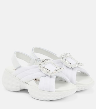 Verzierte Slingback-Sandalen Viv’ Run | Roger Vivier