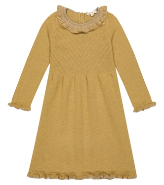 Amberley wool-blend dress | Caramel