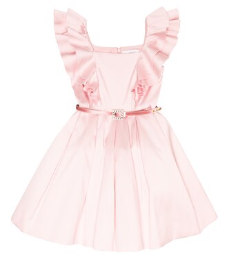 Belted faille dress | Monnalisa