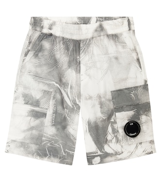 Printed cargo shorts | C.P. Company Kids