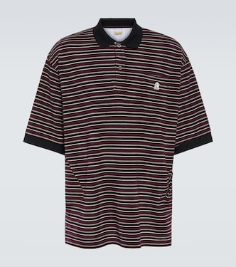 Striped cotton polo shirt | Undercover