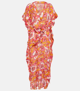 Andrea floral kaftan | Poupette St Barth