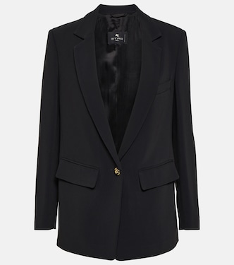 Single-breasted cady blazer | Etro