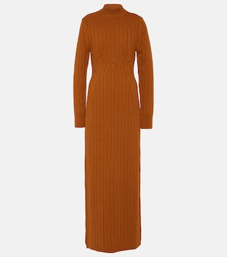 Teagan cable-knit wool maxi dress | Dries Van Noten