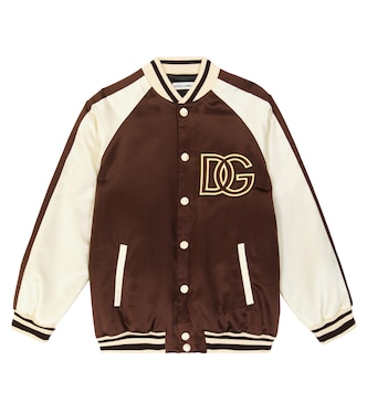 Logo varsity jacket | Dolce&Gabbana Kids