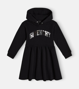 Logo cotton-blend sweatshirt dress | Givenchy Kids