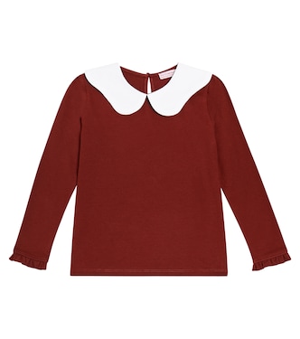 Iziar cotton jersey top | La Coqueta