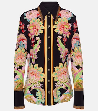 Floral jersey shirt | Camilla