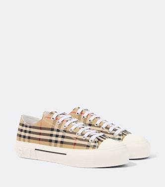 Burberry Check canvas sneakers | Burberry