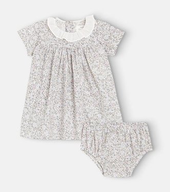 Bébé – Ensemble robe et bloomer en coton | Il Gufo