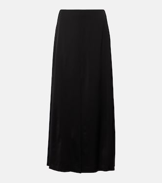 Satin crêpe maxi skirt | Dries Van Noten