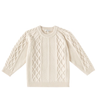 Callio cable-knit wool and cotton sweater | Liewood
