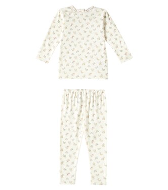 Baby Genna floral cotton pajamas | Bonpoint