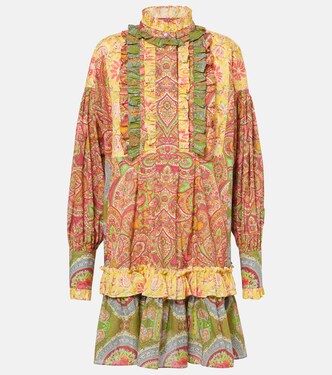 Vestido corto Voyage Imaginaire de algodón | Valentino