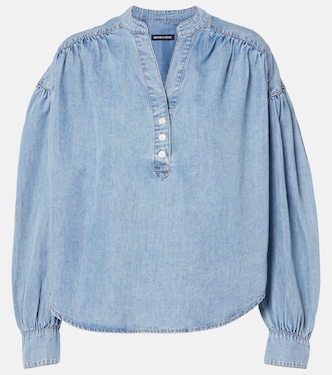 Kylie denim shirt | Veronica Beard