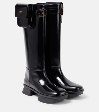 Botas altas Equal de charol | Prada