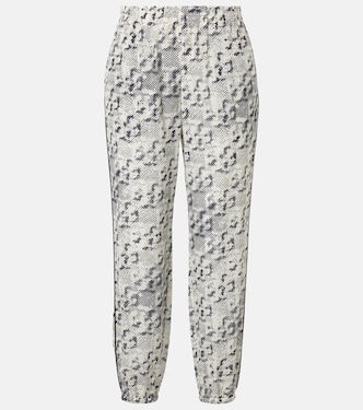 Pantalon ample imprimé en soie et coton | Tory Burch