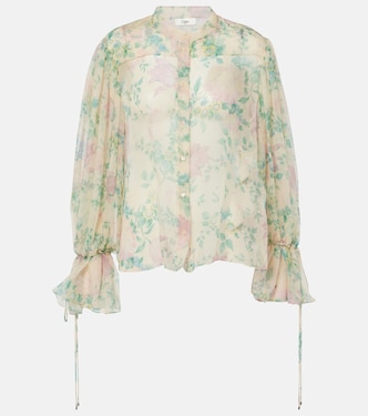 Sheer silk top | Chloé